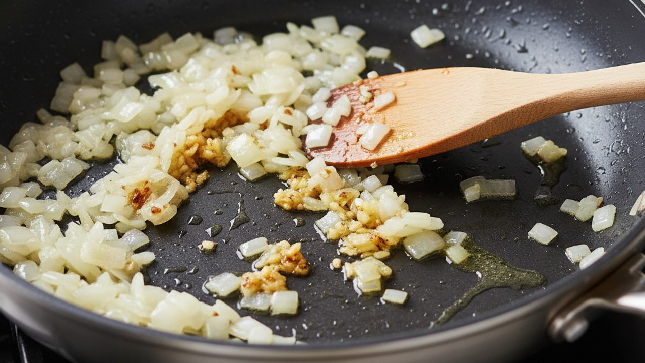 Sauté the aromatics
