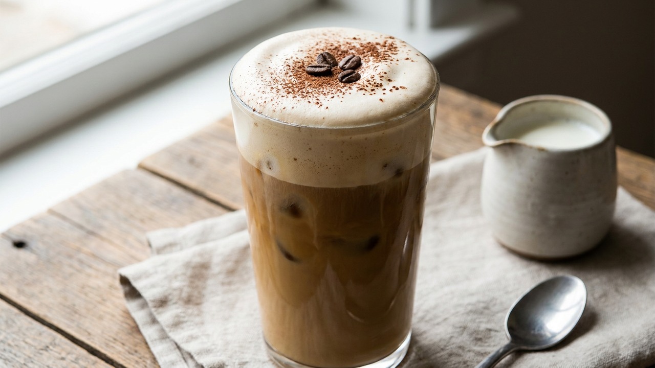 Protein Cold Foam Iced Coffee (Starbucks-Style High Protein Foam)