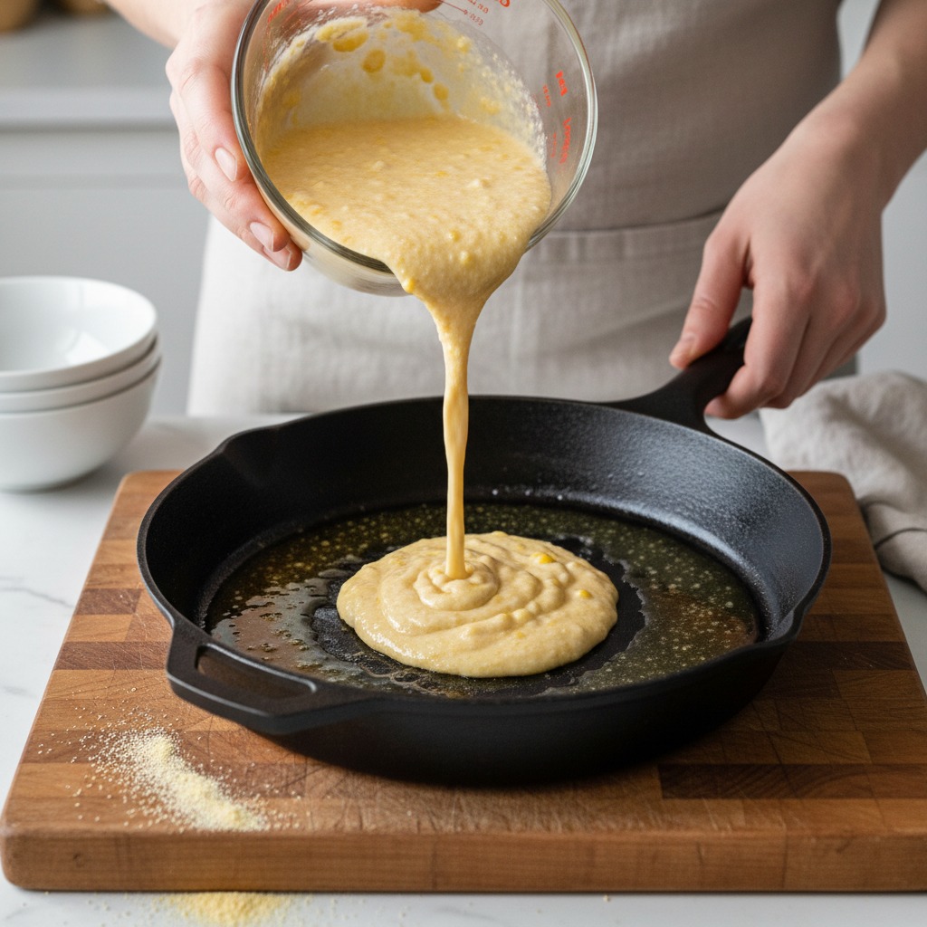Mix, bake, and crisp the edges
