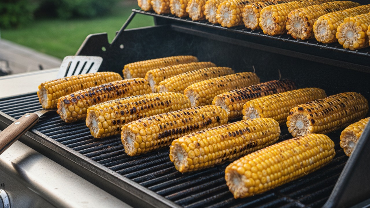 Outdoor grill method