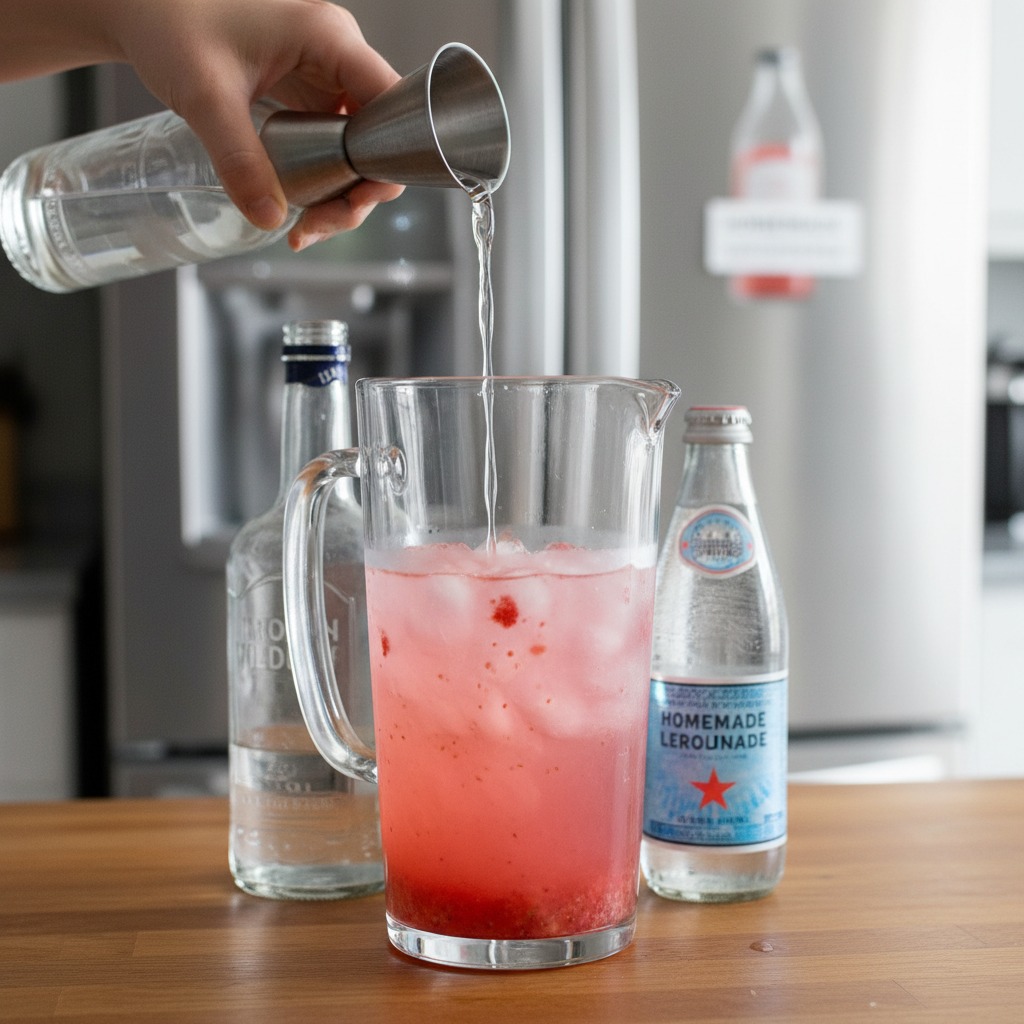 Optional boozy variation and storage