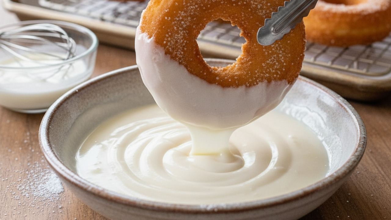 Make the glaze and finish