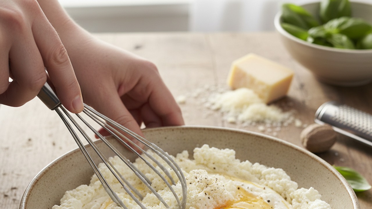 Make ricotta filling