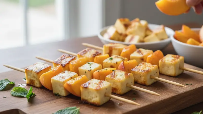 Assemble the skewers