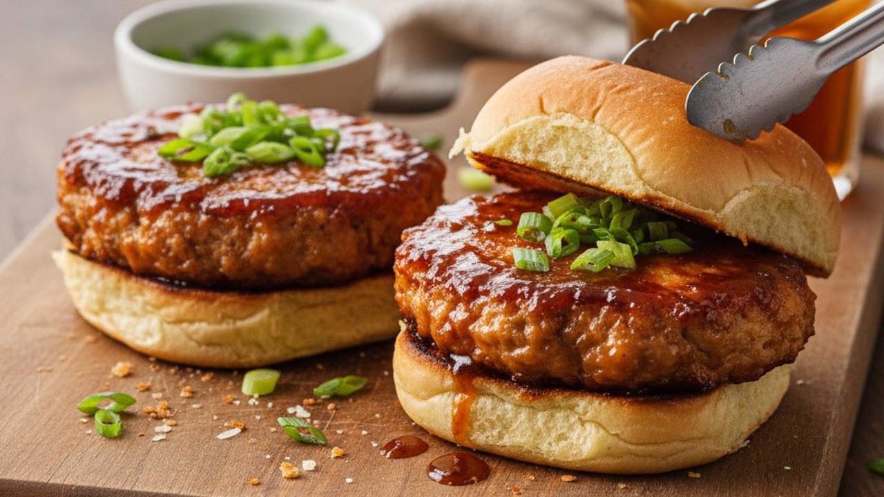 Assemble sliders and serve