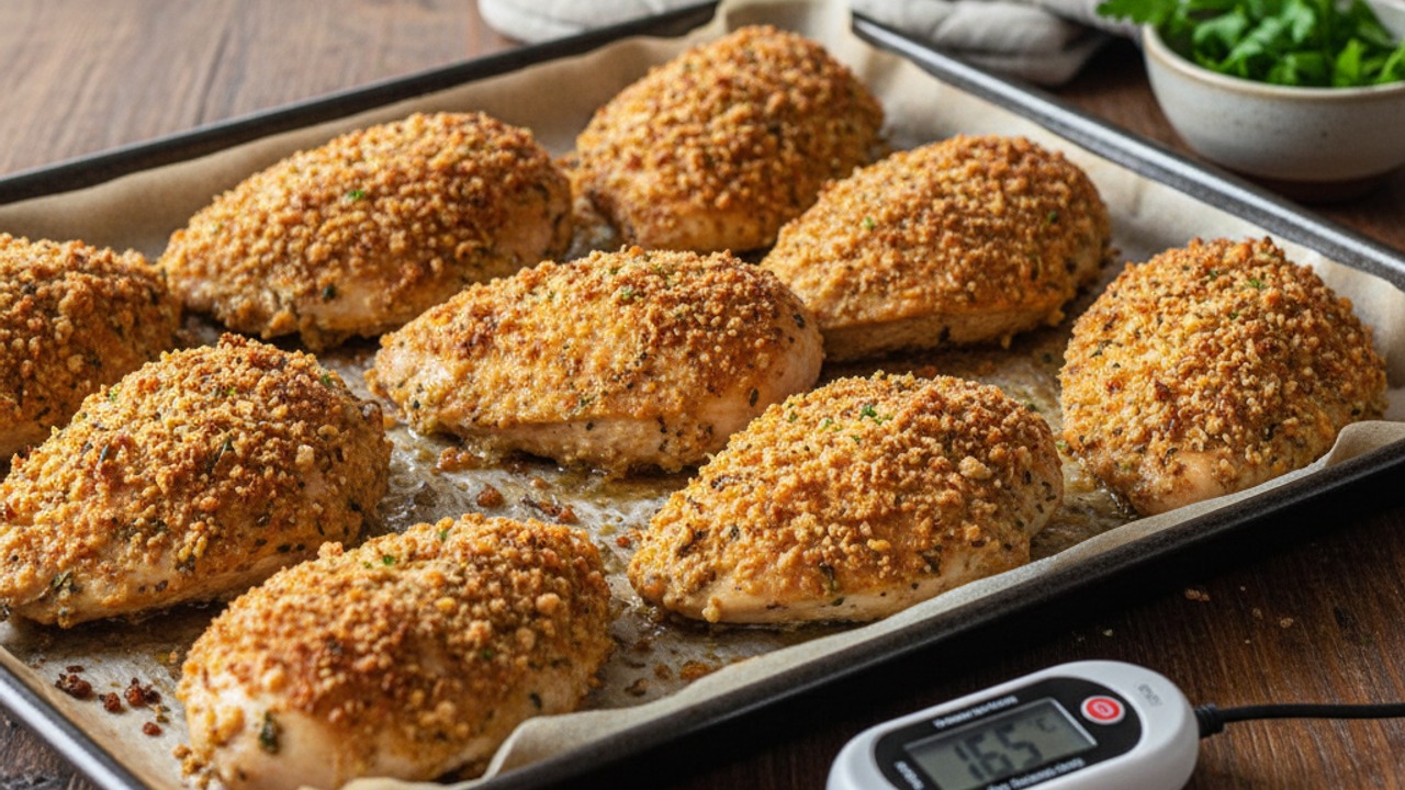 Bake until golden and crisp