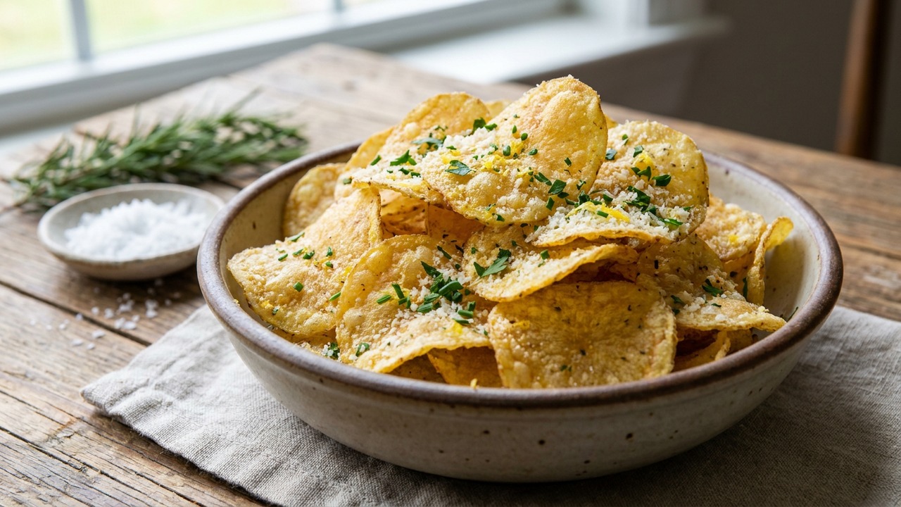 Garlic Parmesan Potato Chips