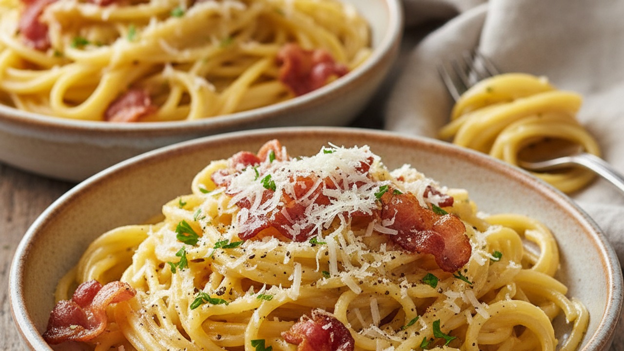 Serve and garnish