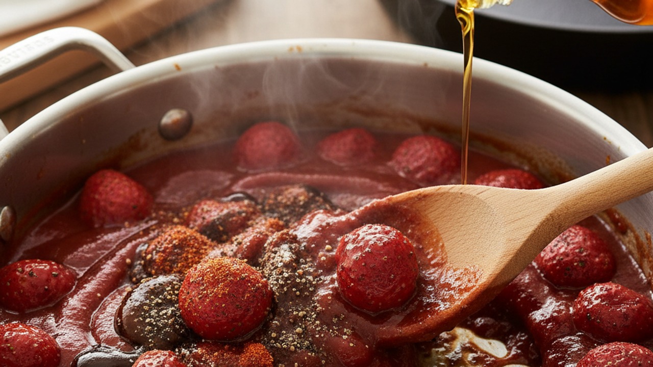 Combine and bring to a simmer