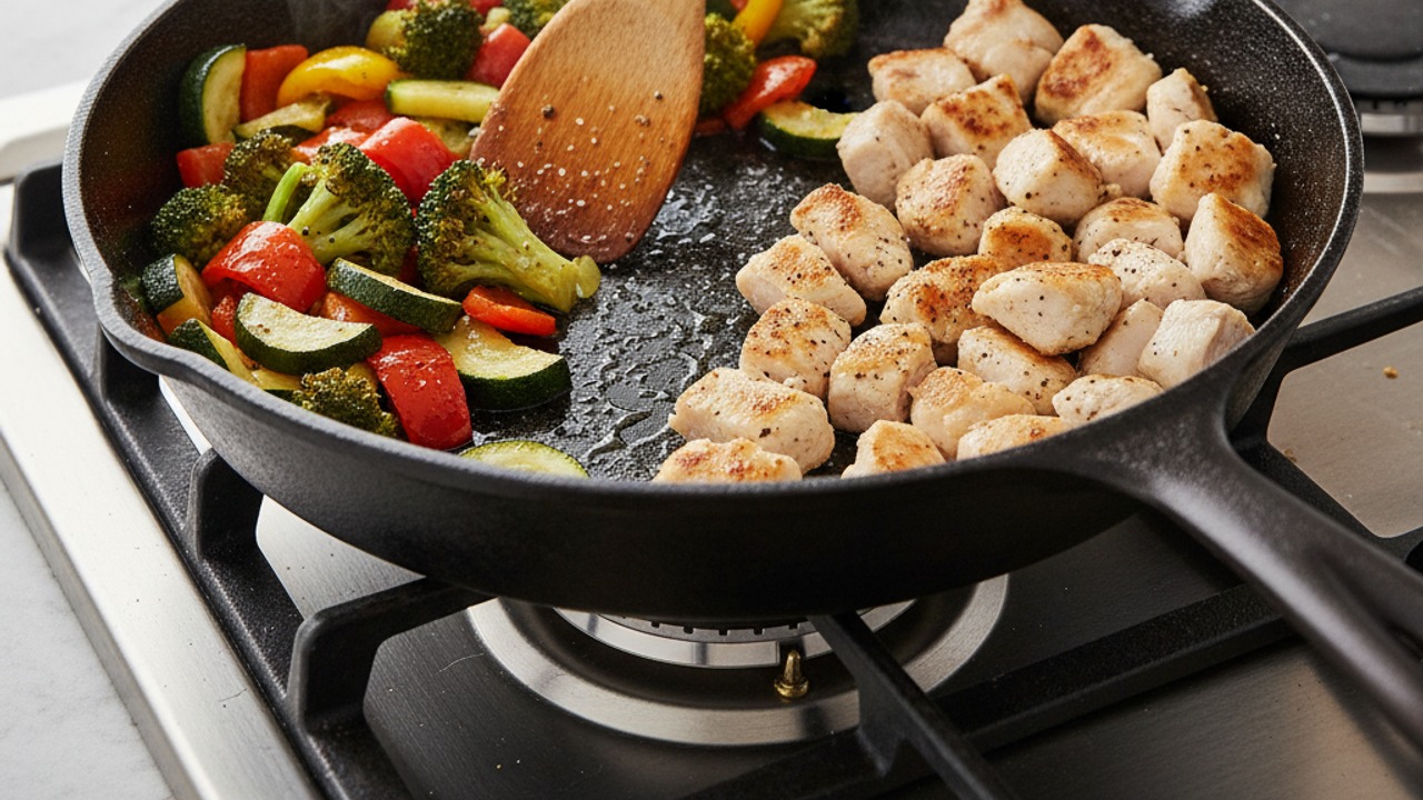 Cook the chicken