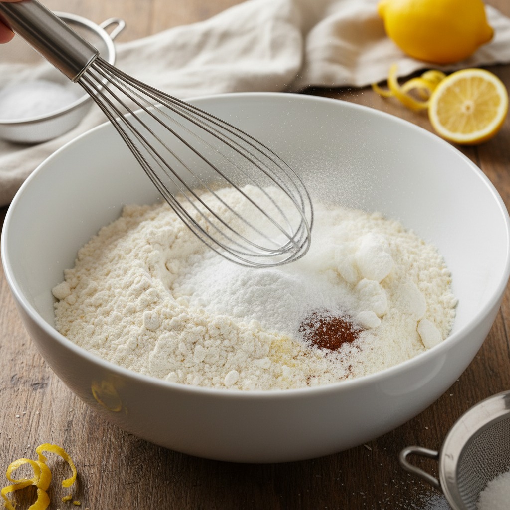 Whisk the dry ingredients