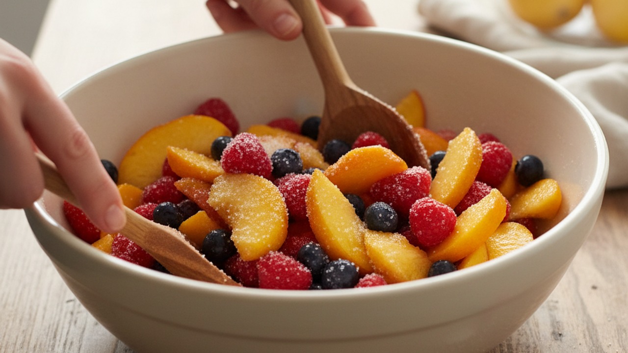 Combine the fruit filling