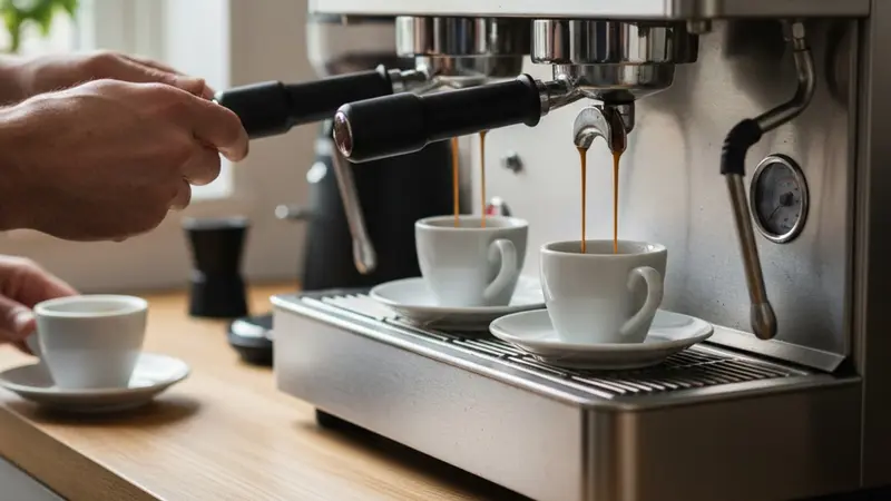 Brew the espresso