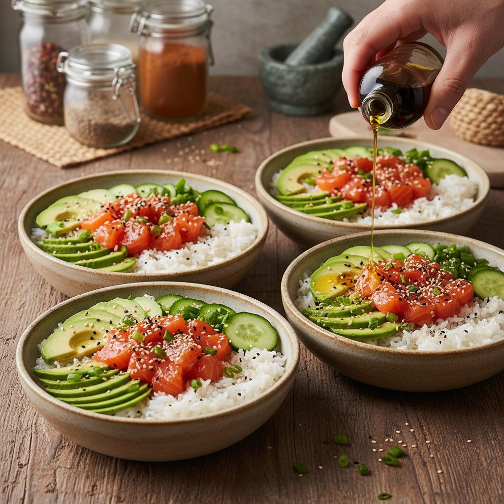 Assemble the bowls