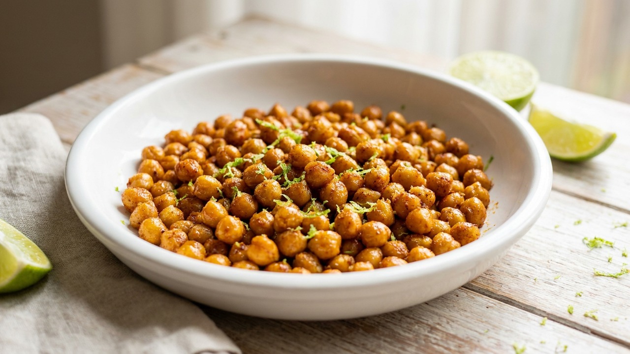 Crispy Pan-Fried Chickpeas