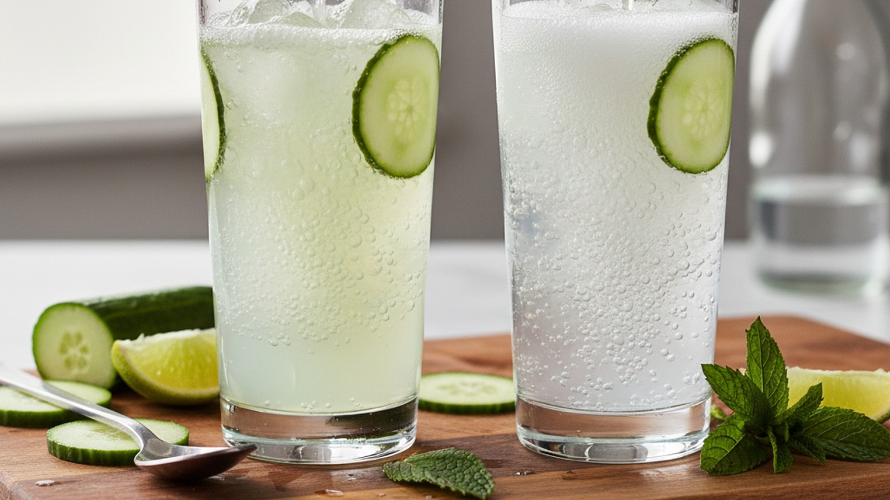 Strain and top with fizz
