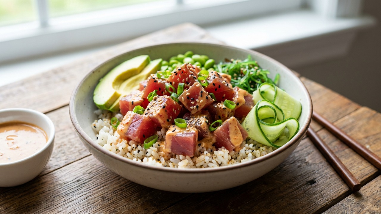 Spicy Tuna Poke Bowl