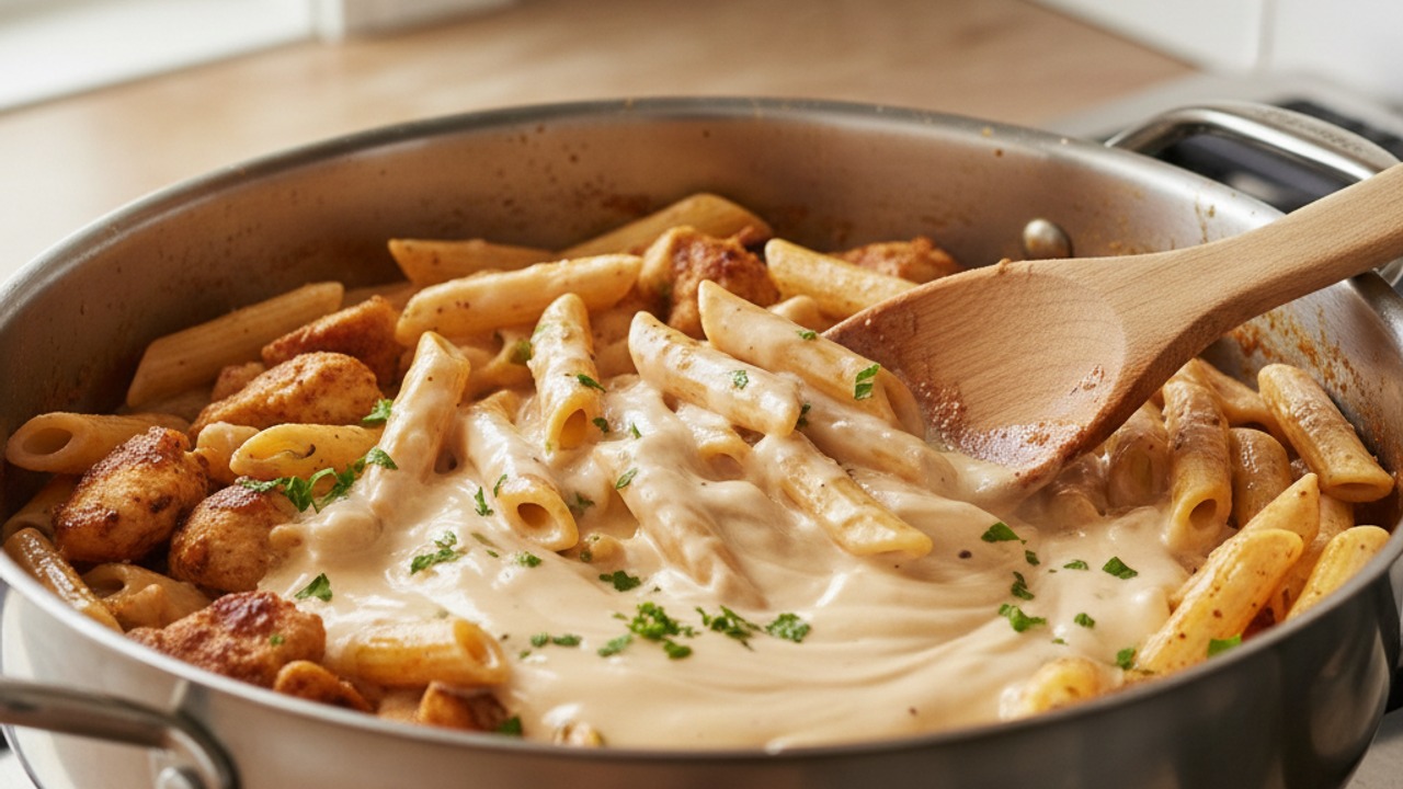 Make the creamy sauce