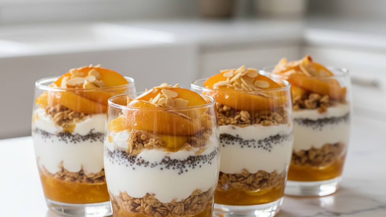 Peach Yogurt Parfait