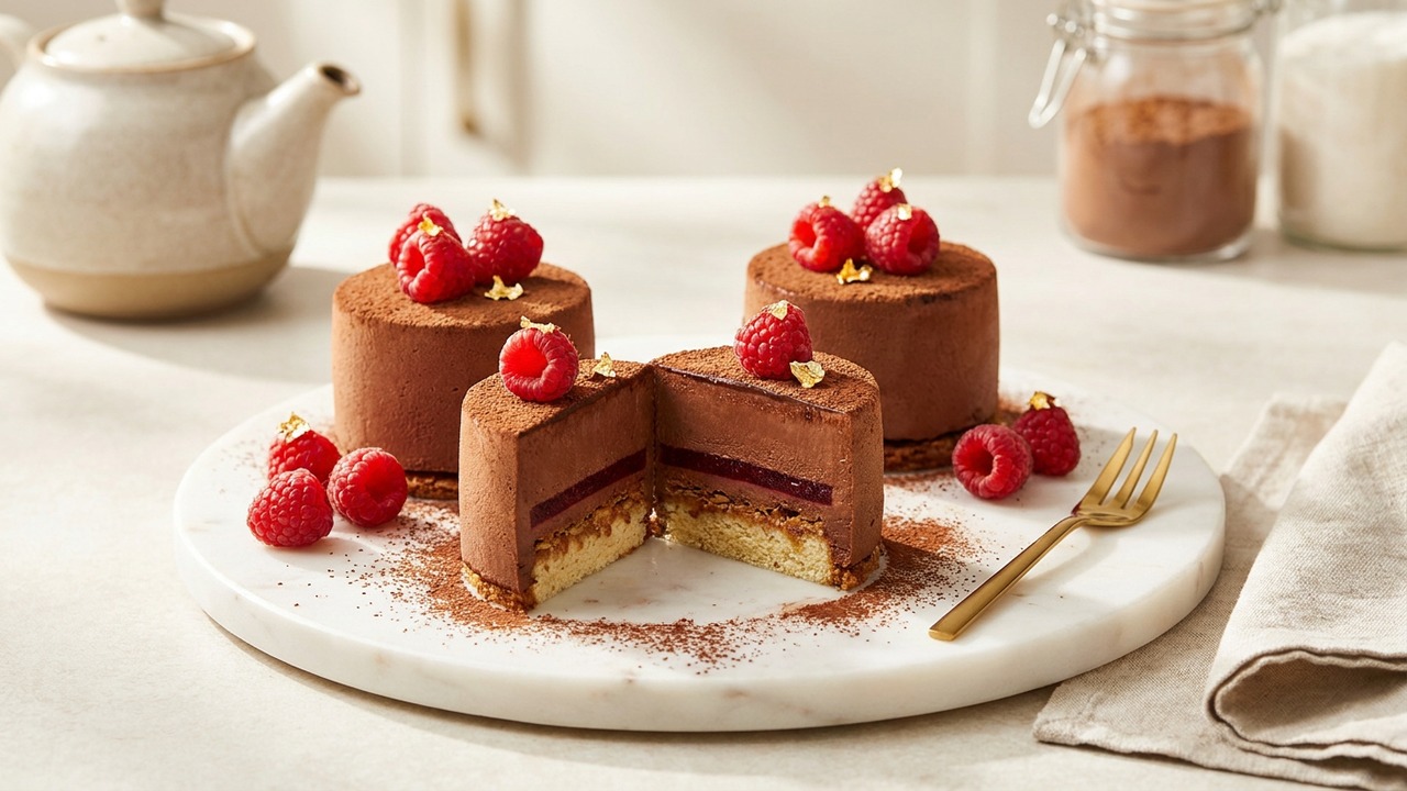 Mini Entremets Single-Serve Cakes
