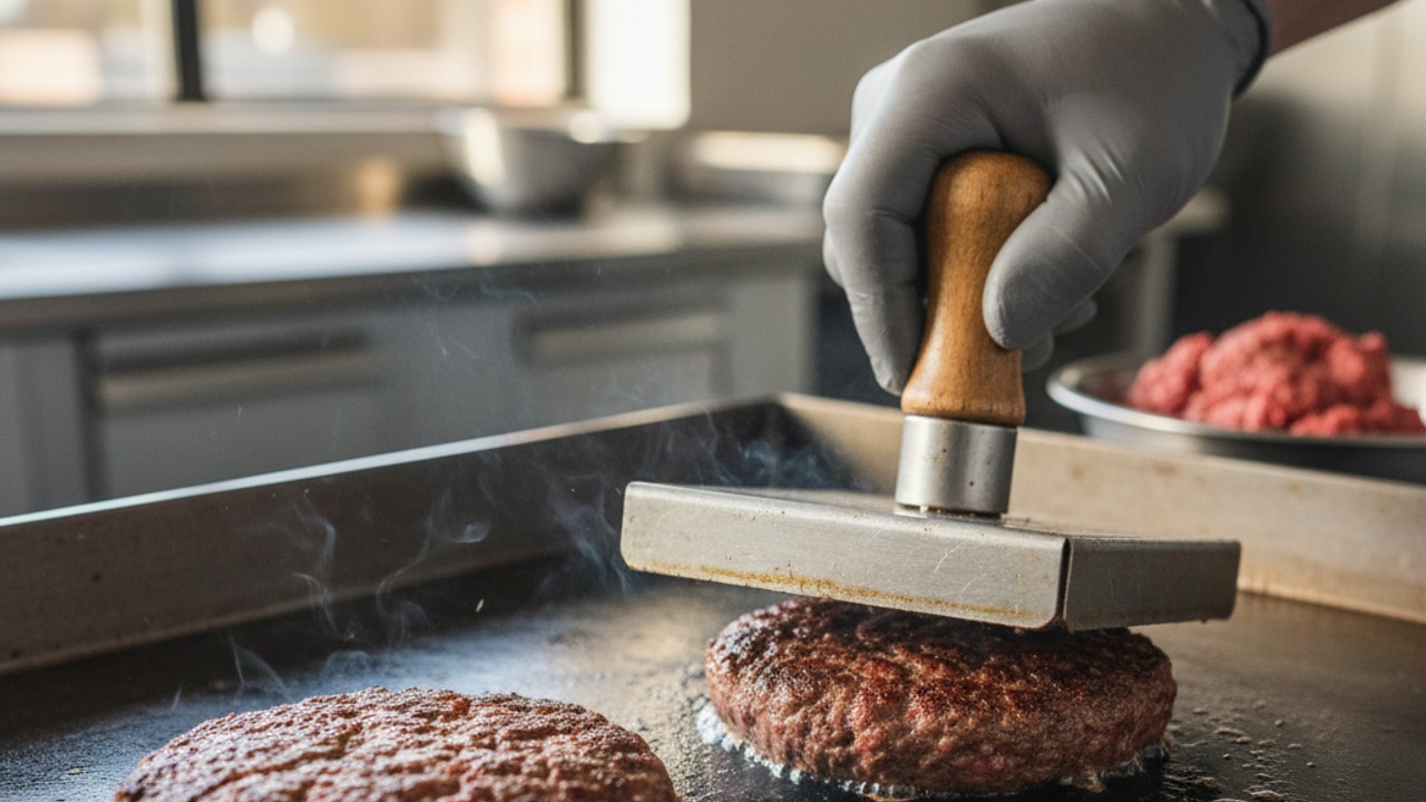 Smash and sear for maximum crust
