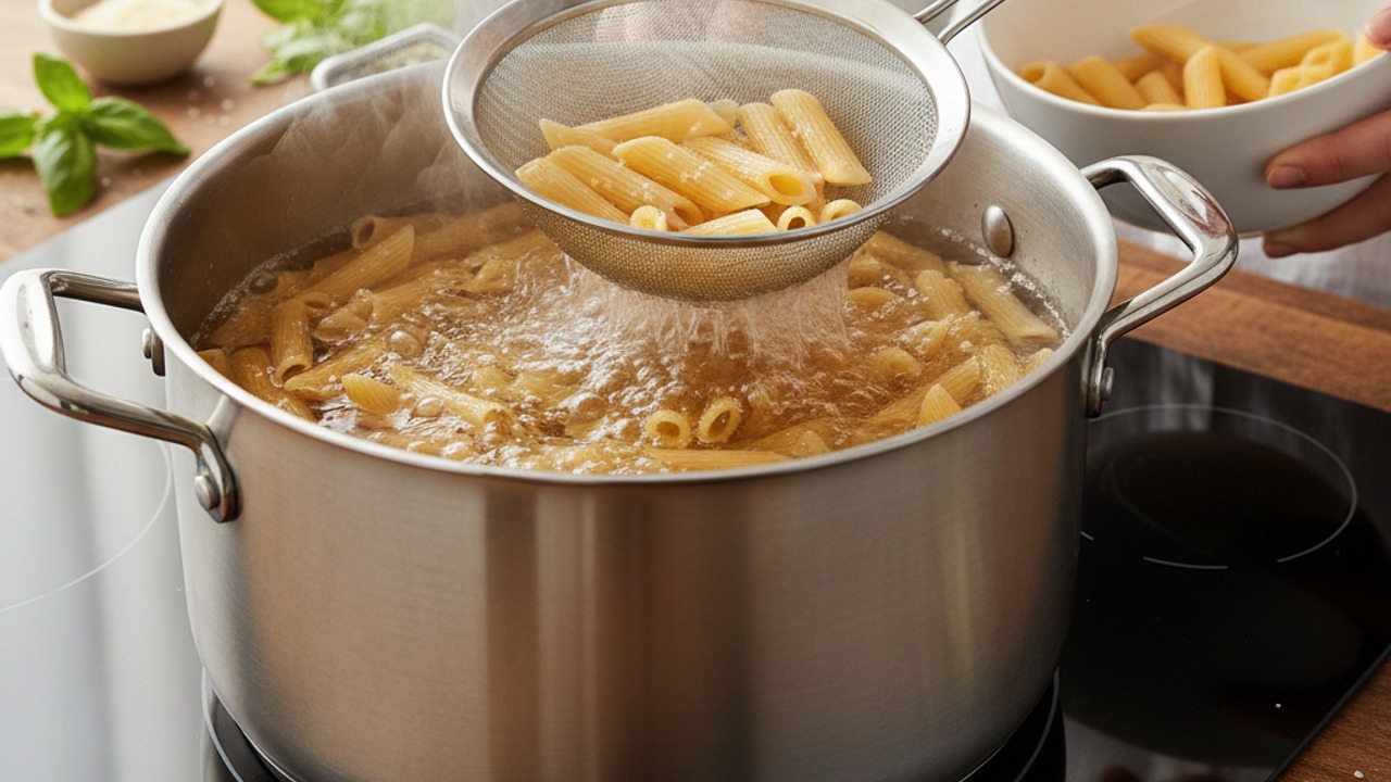 Cook the pasta