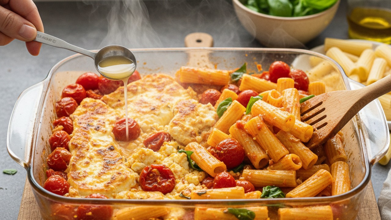 Make the sauce and combine with pasta