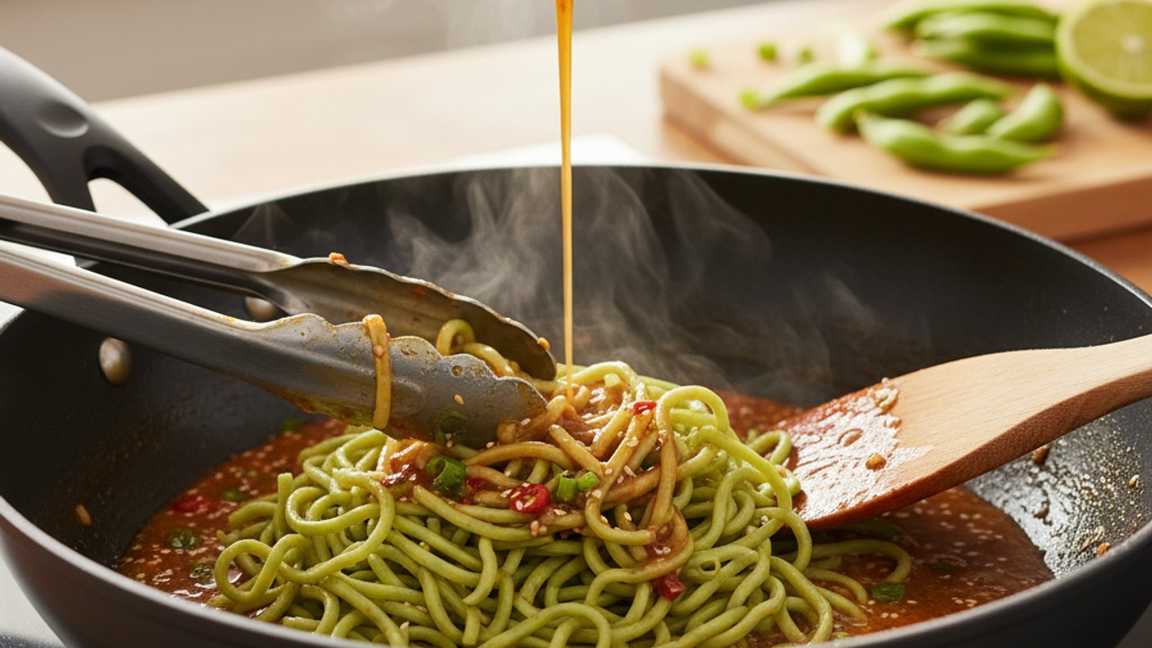 Combine noodles and sauce