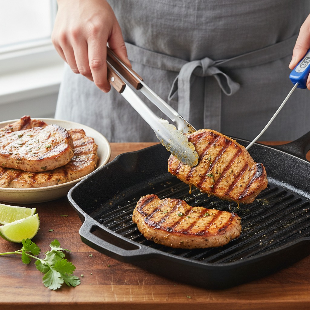 Grill the pork