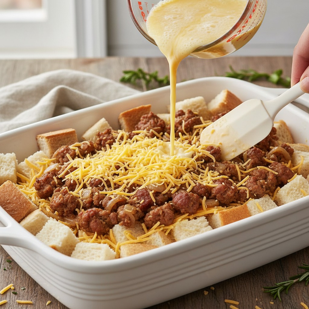 Assemble the casserole