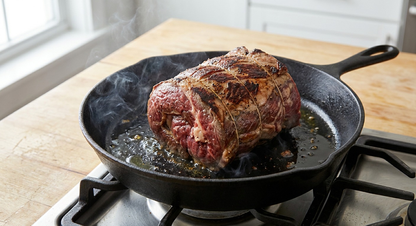 Sear and finish on the grill