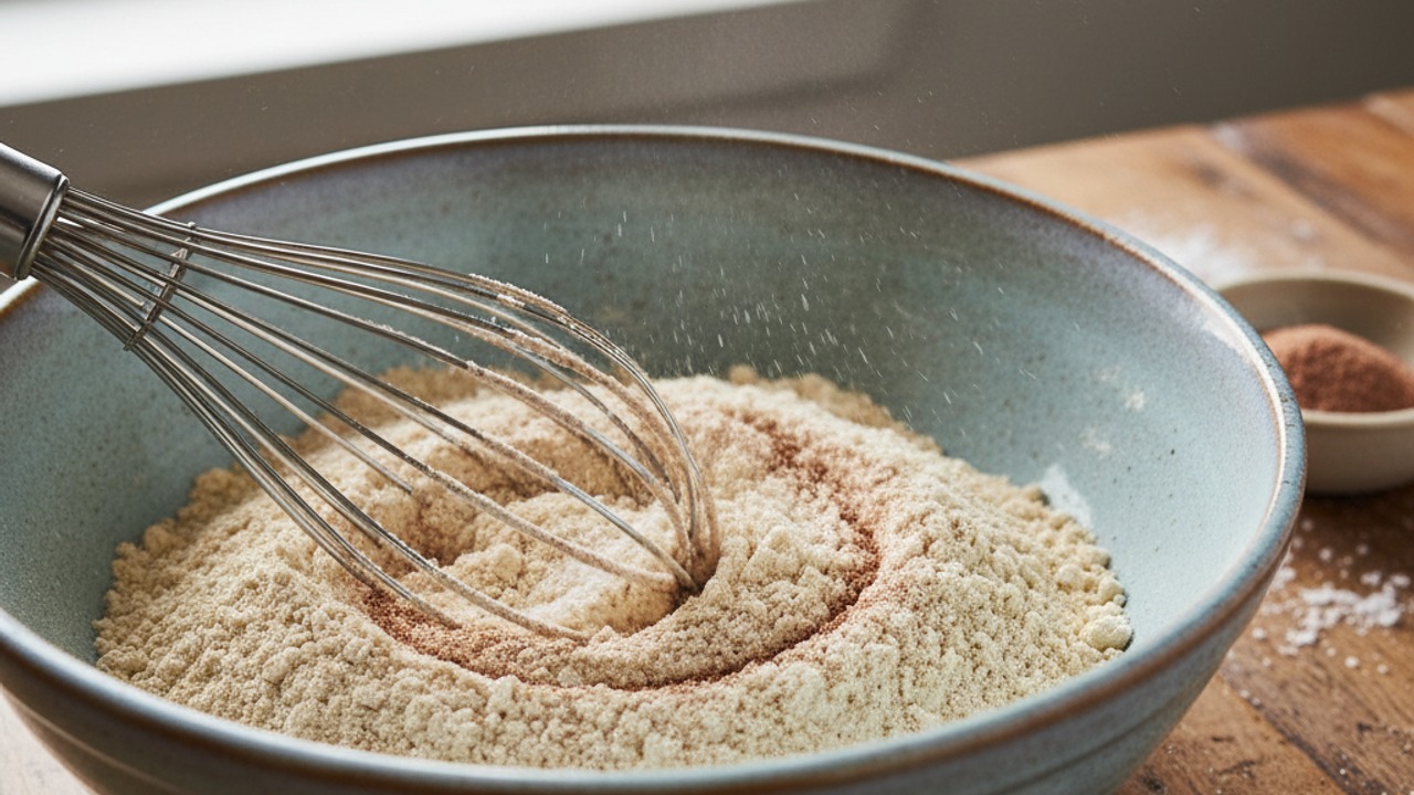 Combine dry ingredients