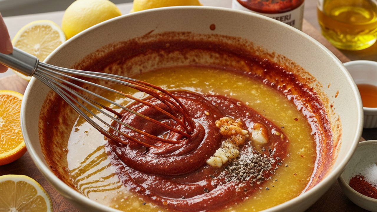Make the spicy citrus peri peri marinade