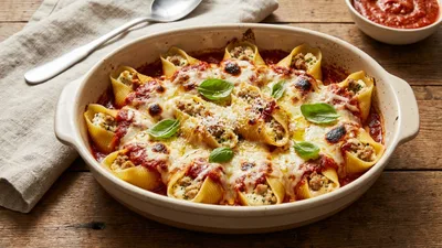 Ricotta Turkey Stuffed Shells