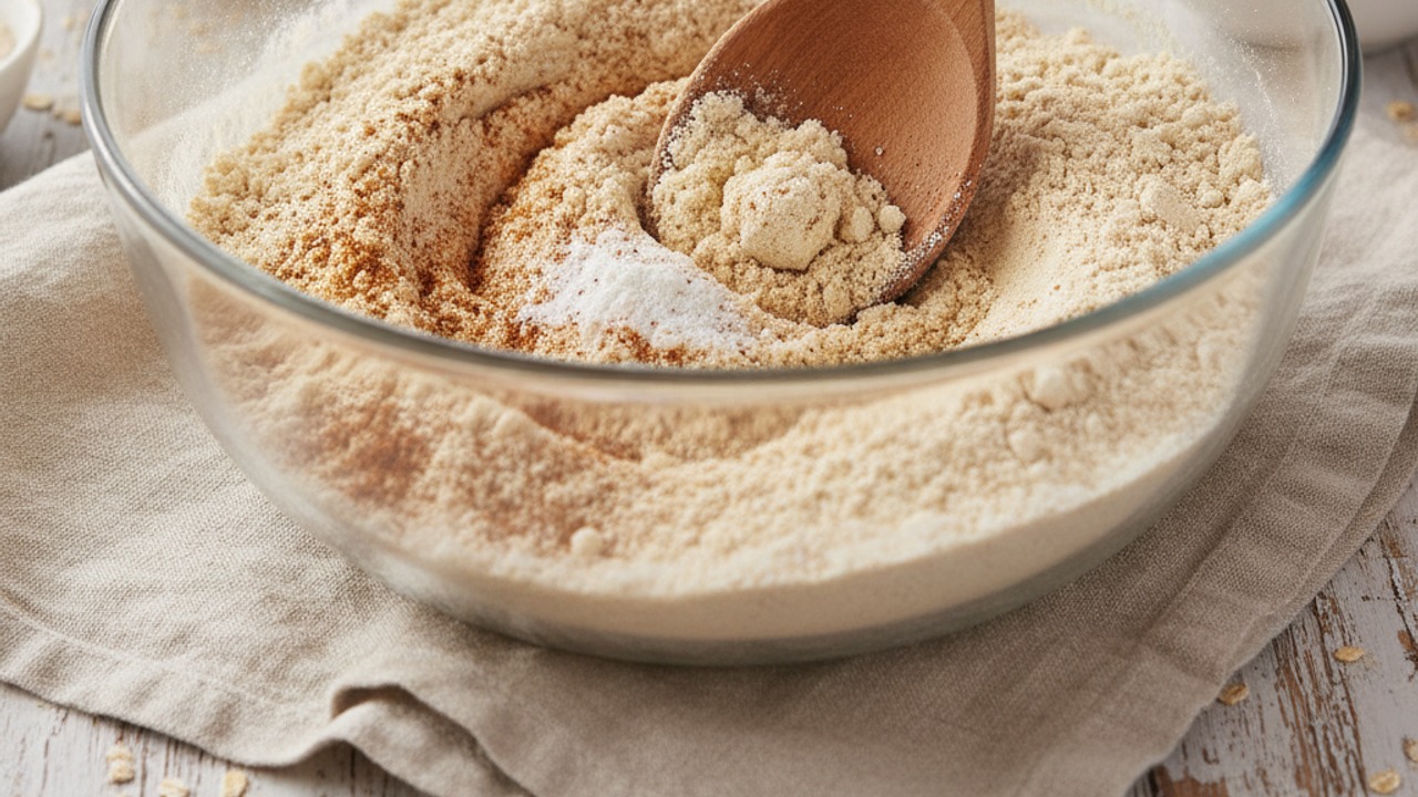 Mix dry ingredients