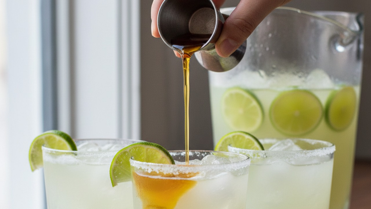 Float Grand Marnier & garnish