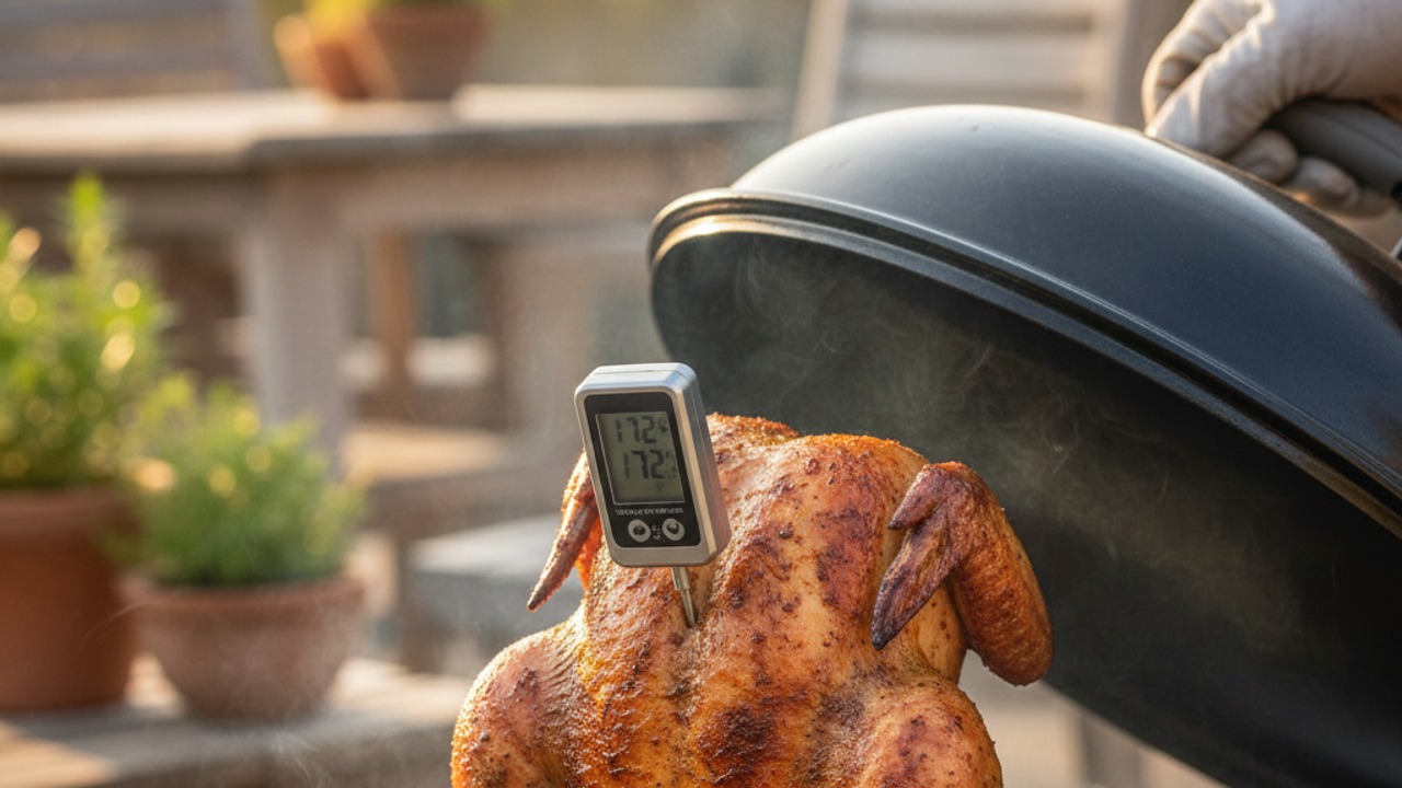 Cook until the meat reaches safe temperatures