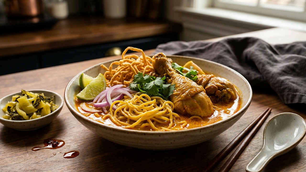 Khao Soi Coconut Curry Noodles