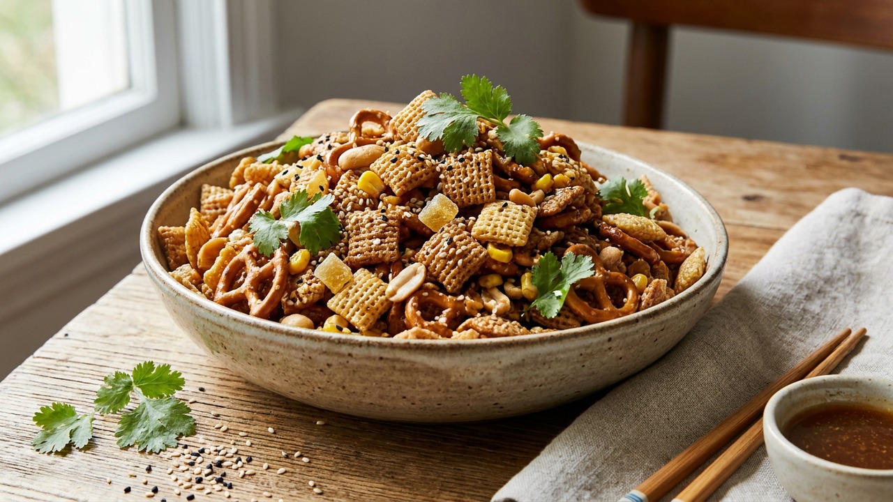 Asian Sesame Chex Mix