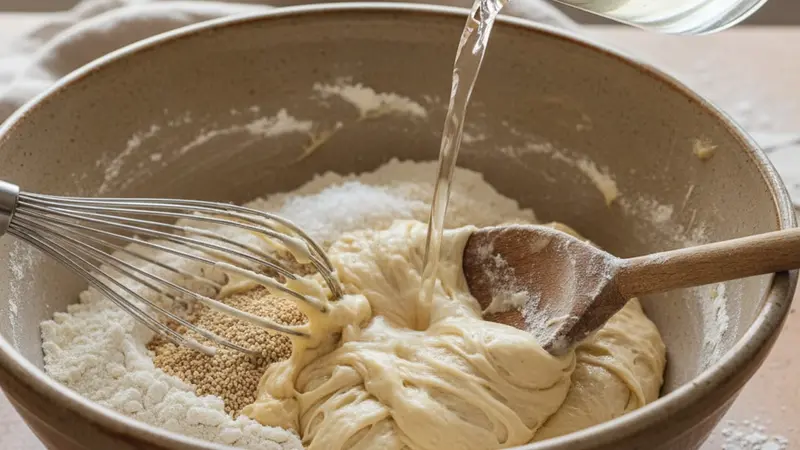 Mix the dough
