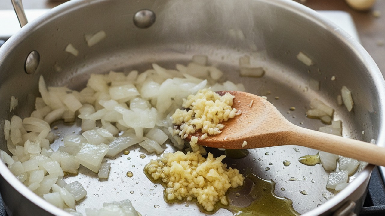 Sauté the aromatics