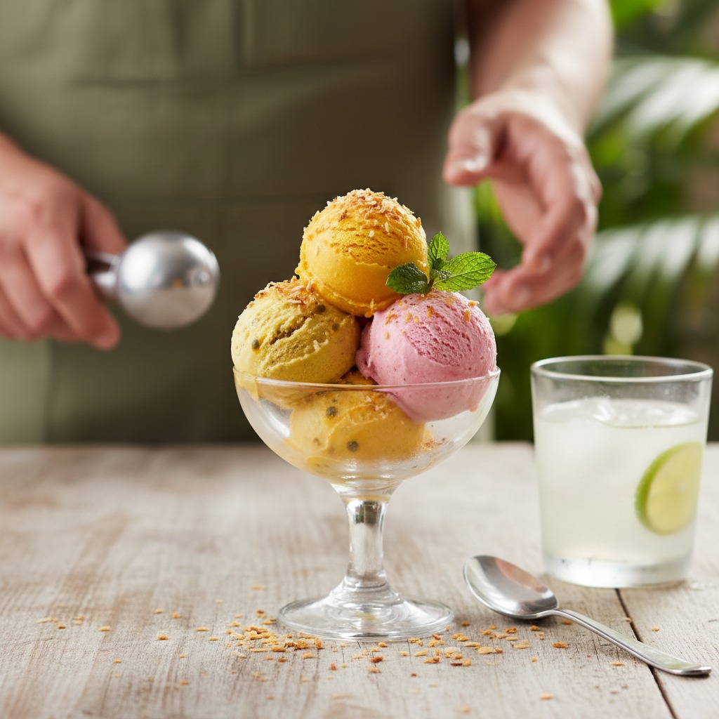 Serve and garnish