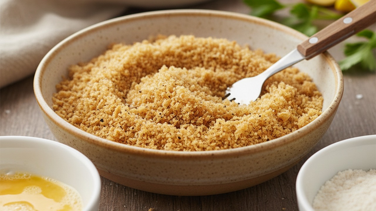 Set up panko bowl