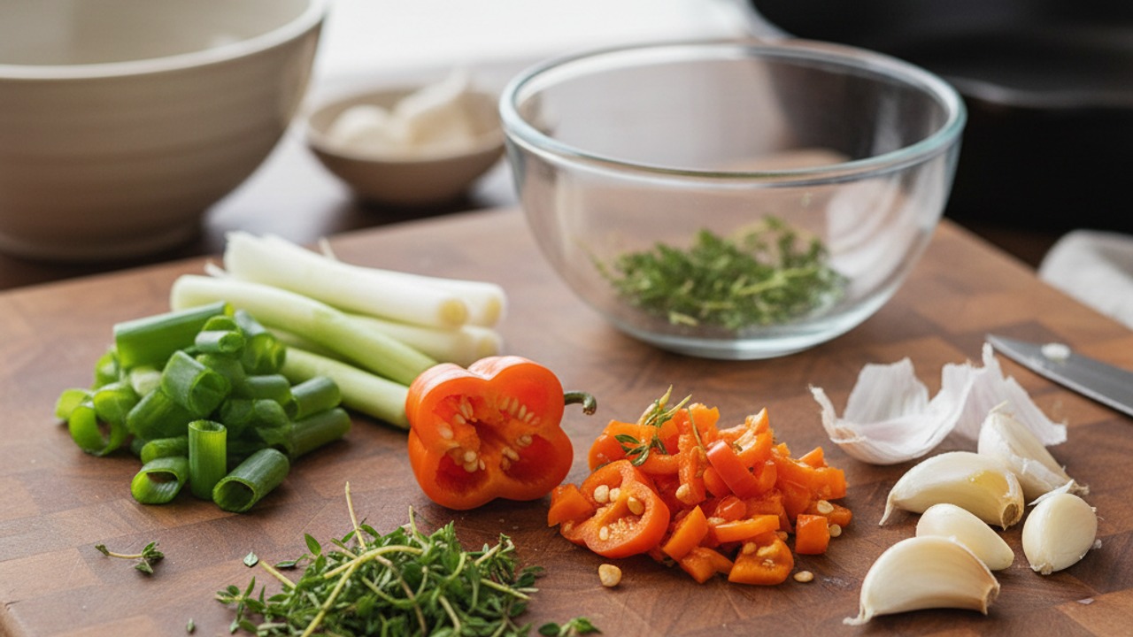 Prep the aromatics