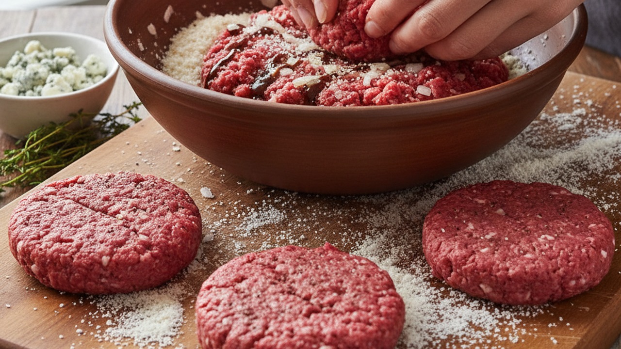 Mix and form patties