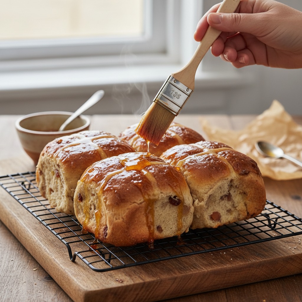Glaze and cool
