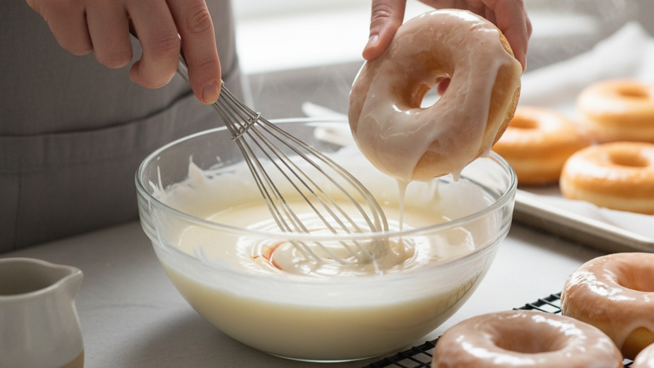 Make the glaze and finish