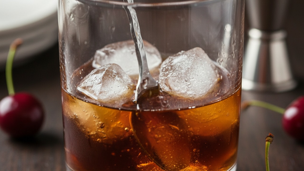 Ice and stir to chill