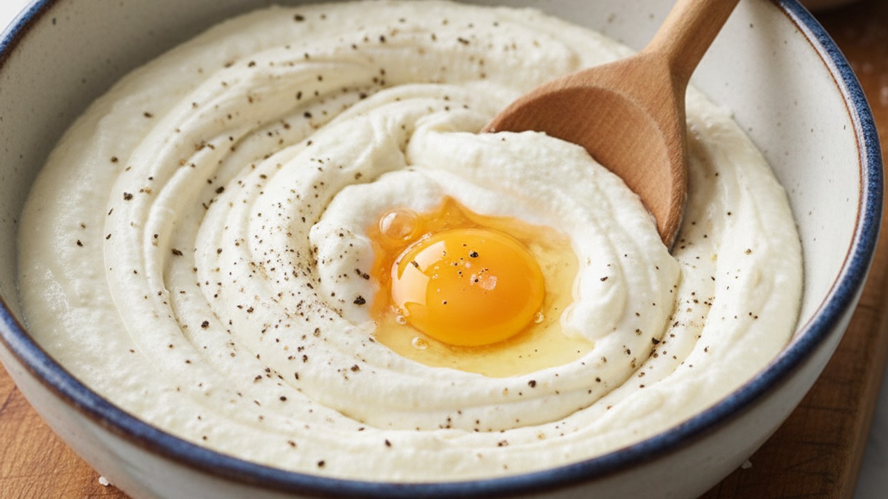 Mix the ricotta filling