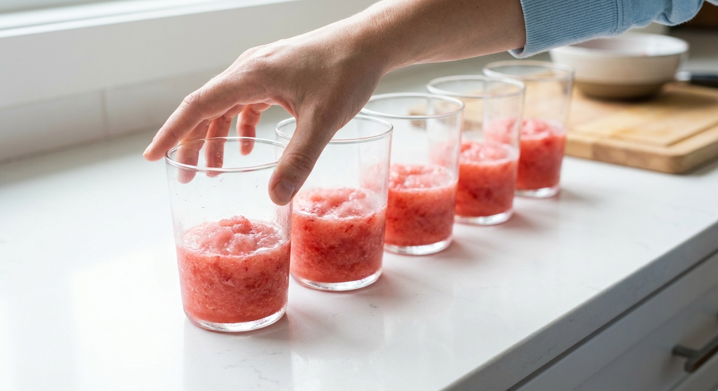 Form the red layer in glasses
